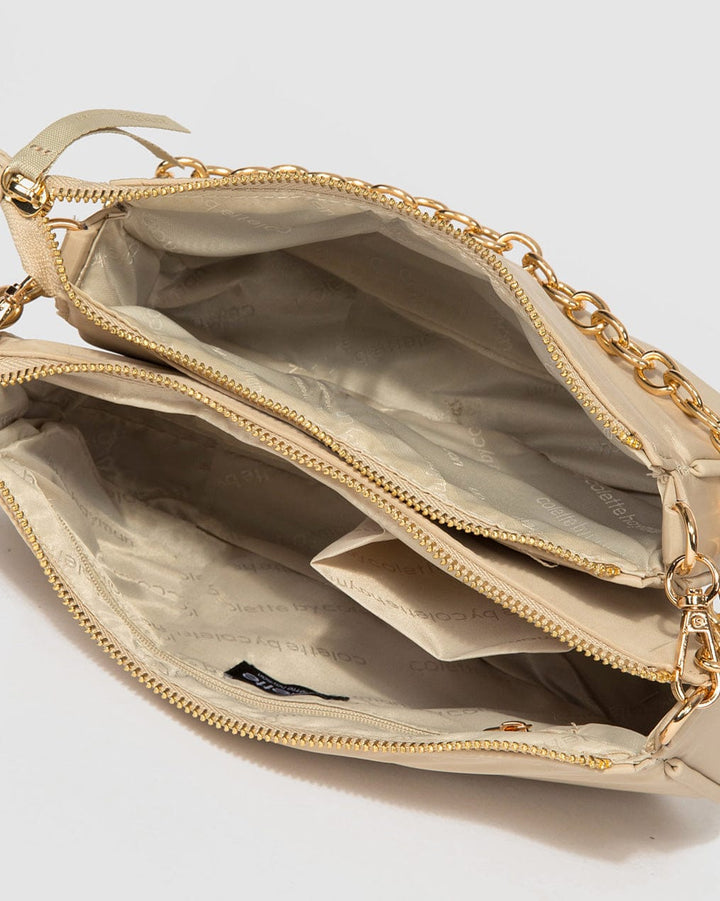 Colette by Colette Hayman Ivory Vivian Chain Crossbody Bag