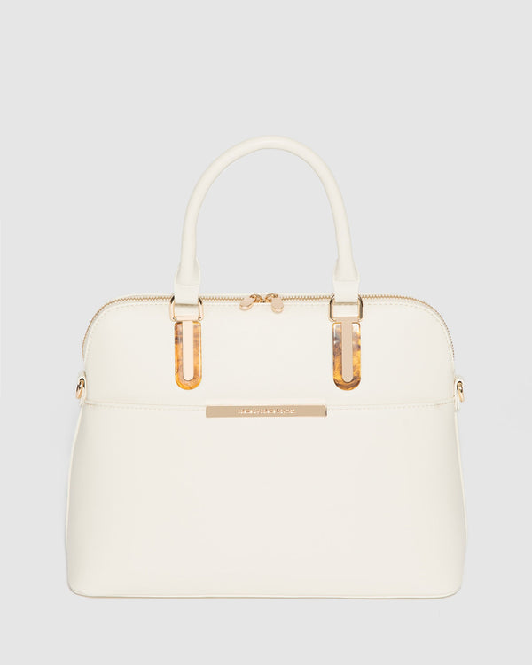 Colette by Colette Hayman Ivory Zion Plate Med Tote Bag