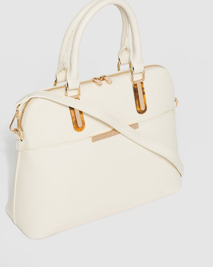 Colette by Colette Hayman Ivory Zion Plate Med Tote Bag