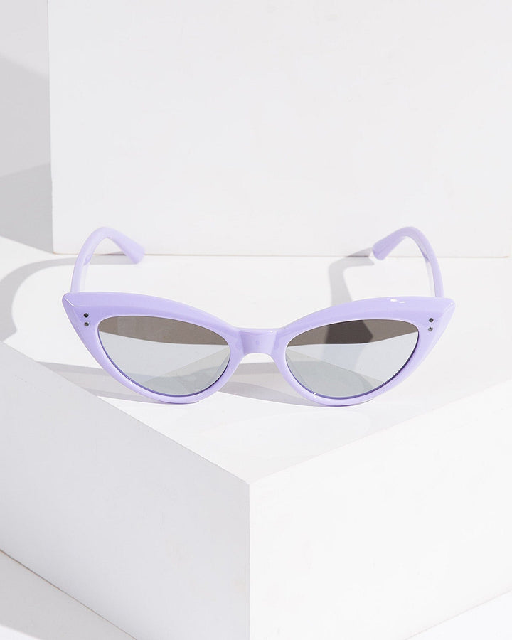 Colette by Colette Hayman Lilac Cat Eye Sunglasses