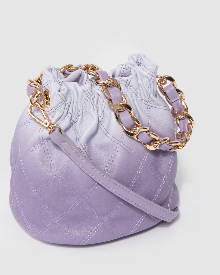 Colette by Colette Hayman Lilac Pippa Chain Handle Bucket Bag