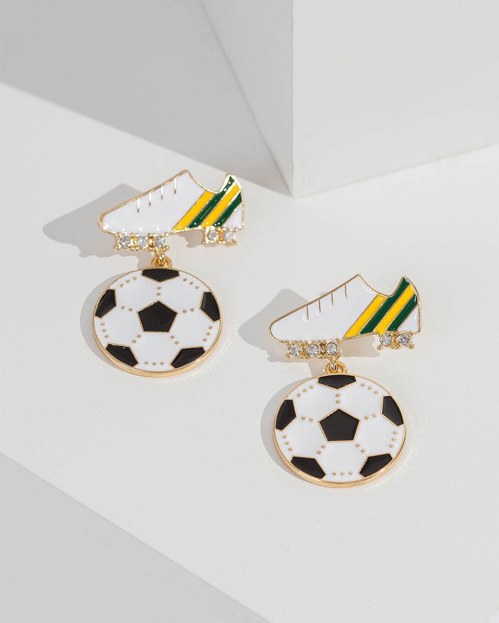 Colette by Colette Hayman Matildas Soccer Ball And Boot Earring