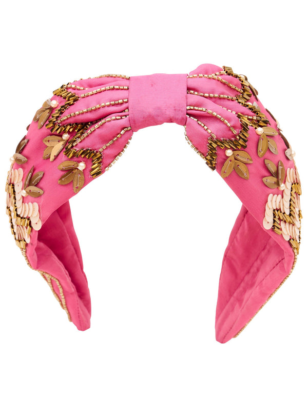 SEQUIN EMBELLISHED SOFT FORM HEADBAND