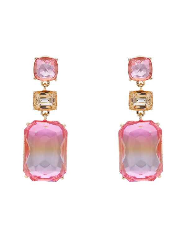 SUNSET STONE EARRING