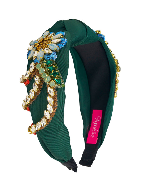 BOTANICAL KNOT SIDE HEADBAND