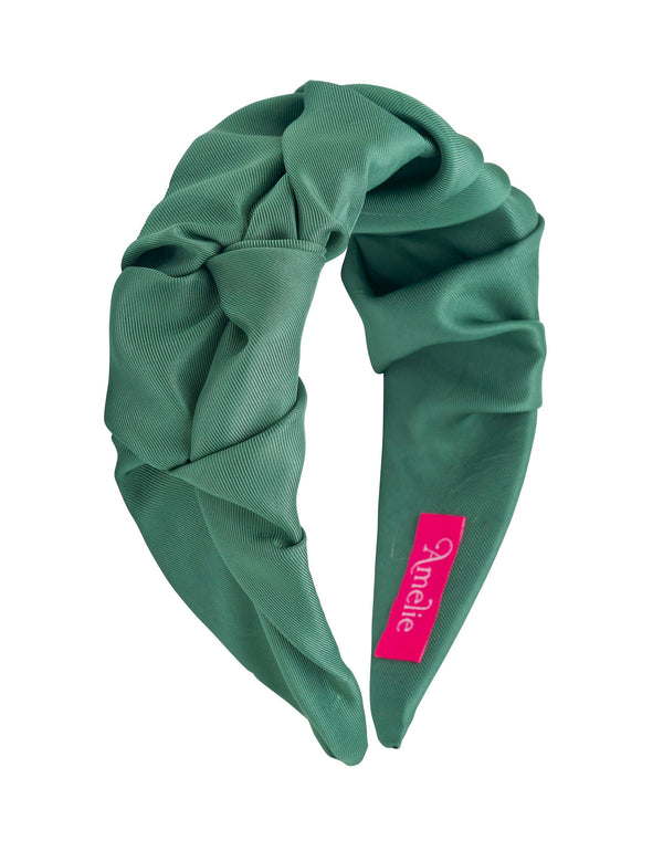 RUFFLE SATIN HEADBAND