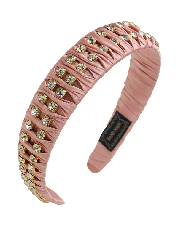 CRYSTAL AND WEAVE HEADBAND