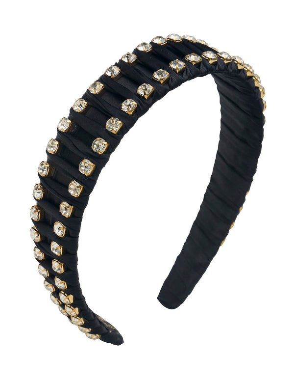CRYSTAL AND WEAVE HEADBAND