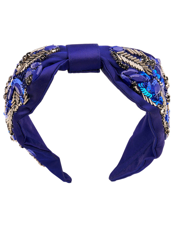 SATIN FEATHER SOFT FORM HEADBAND