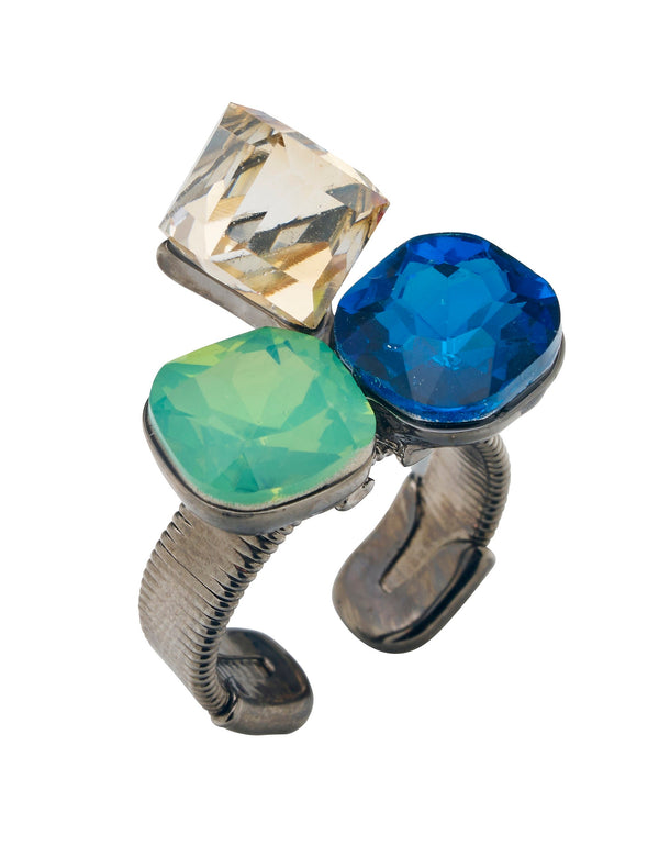 STATEMENT STONE CLUSTER RING