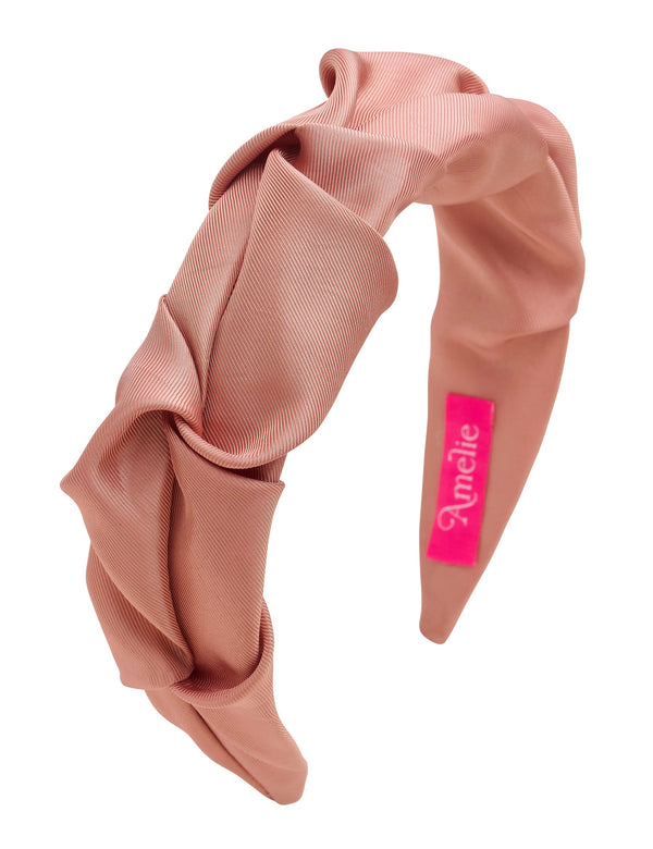 RUFFLE SATIN HEADBAND