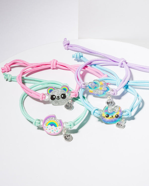 Colette by Colette Hayman Multi Colour Cute Animals Bff Bracelet