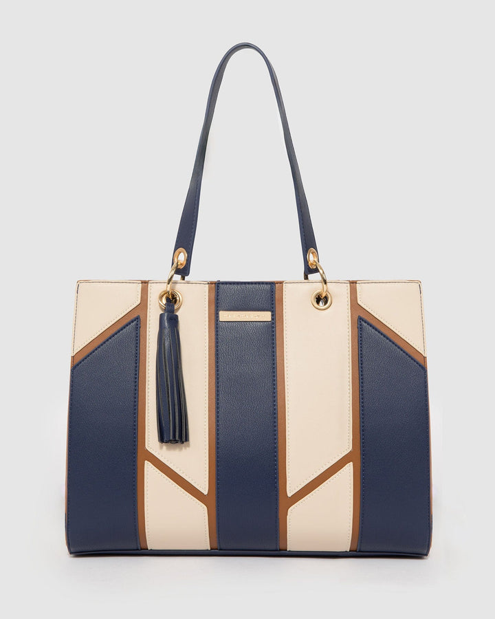 Multi Demi Panel Tote Bag colette hayman - Main Image