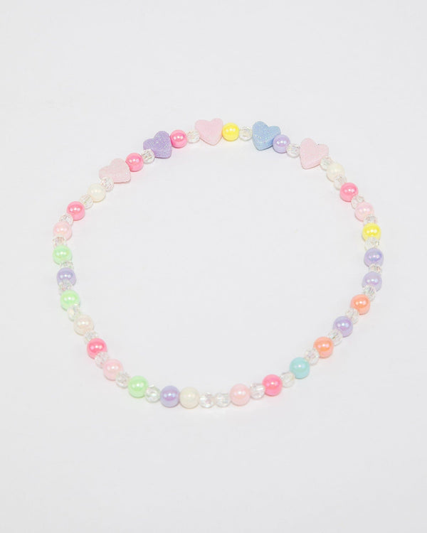 Colette by Colette Hayman Multi Colour Heart Bead Detail Necklace