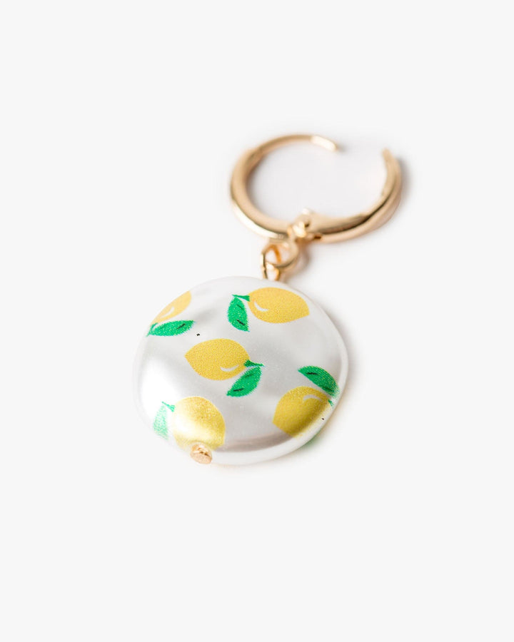 Colette by Colette Hayman Multi Colour Lemon Disc Detail Huggie Earrings