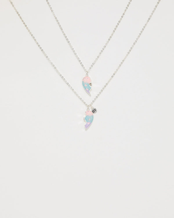 Colette by Colette Hayman Multi Colour Love Heart Butterfly Necklace Pack