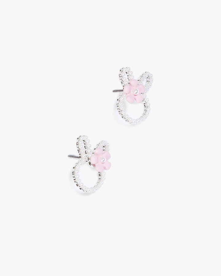 Colette by Colette Hayman Multi Colour Pearl Bunny Silhouette Earrings