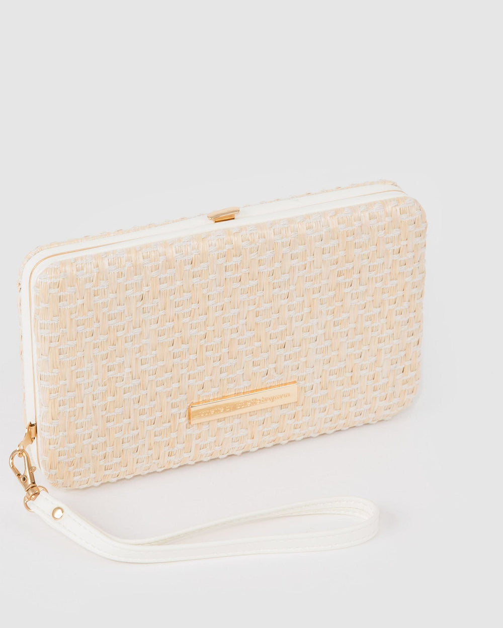 Natural Eve Hardcase Clutch Bag Wallet colette hayman