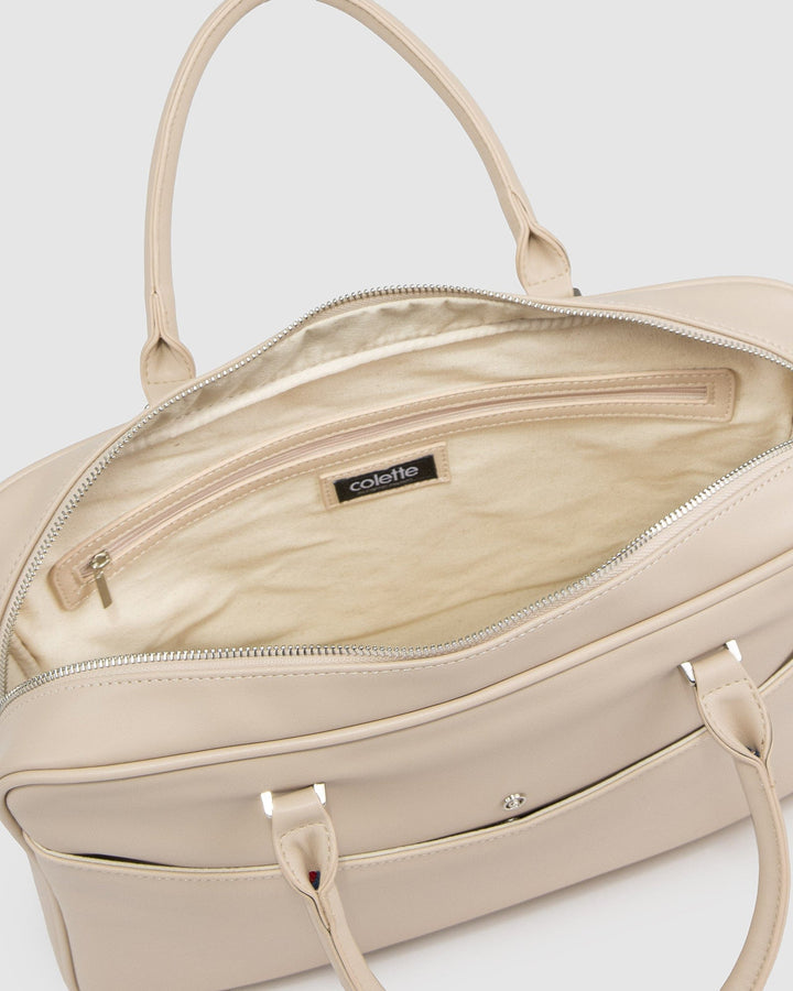 Colette by Colette Hayman Natural Jessica Handle Laptop Case