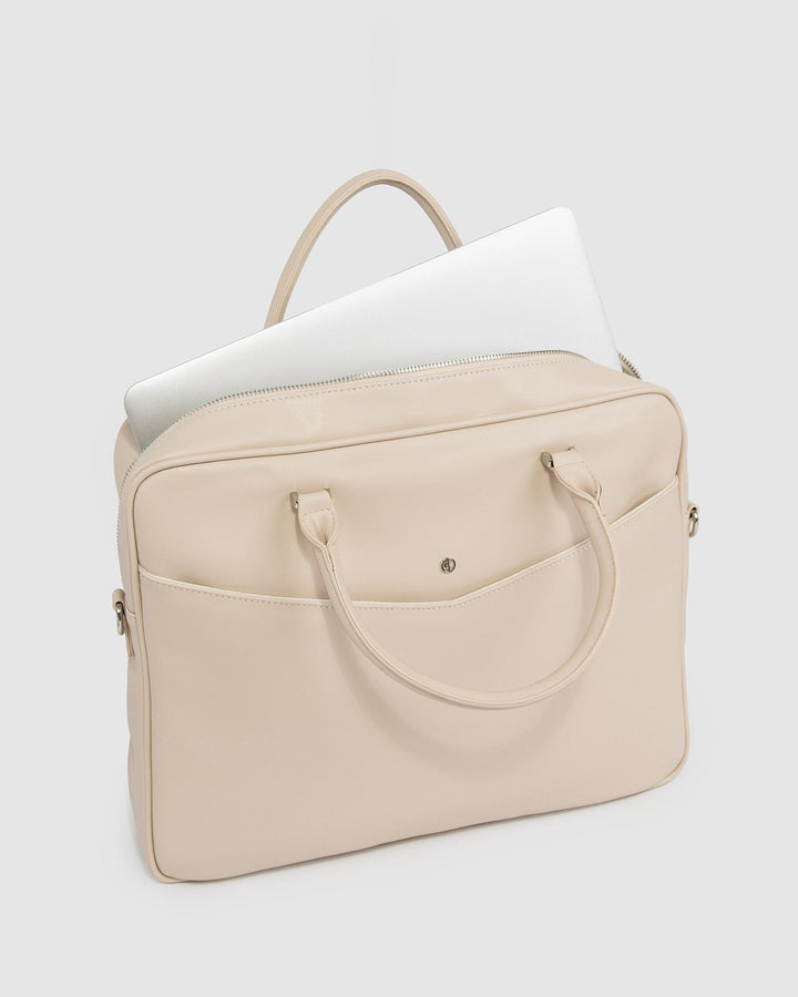 Colette by Colette Hayman Natural Jessica Handle Laptop Case