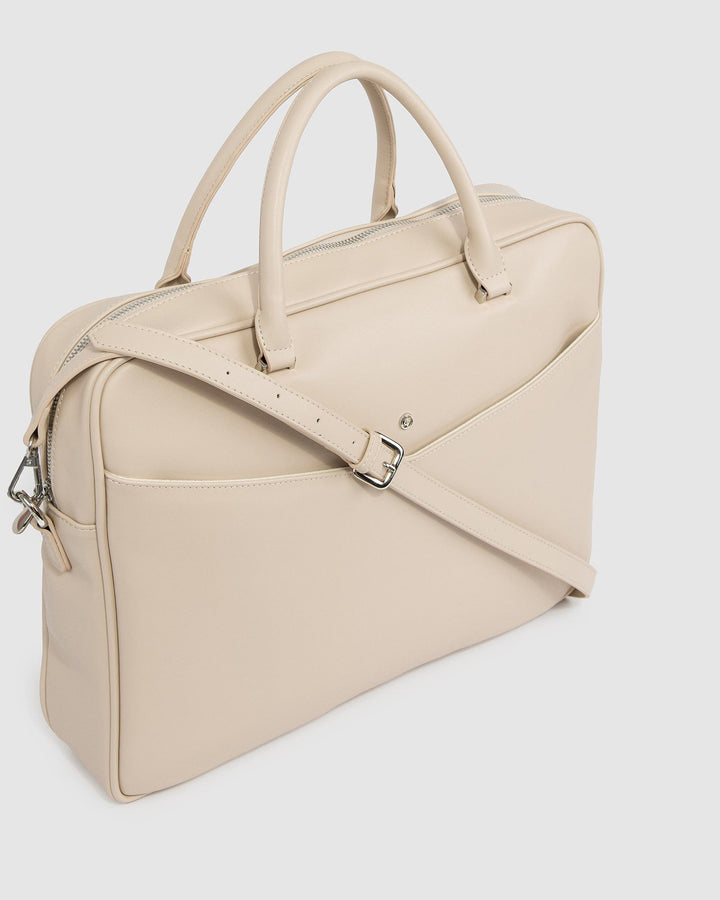 Colette by Colette Hayman Natural Jessica Handle Laptop Case