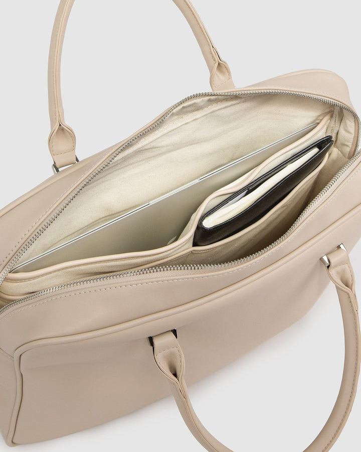 Colette by Colette Hayman Natural Jessica Handle Laptop Case