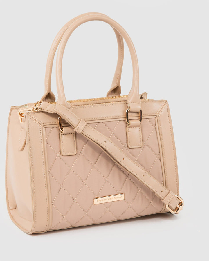 Colette by Colette Hayman Natural Stef Quilt Tote Bag