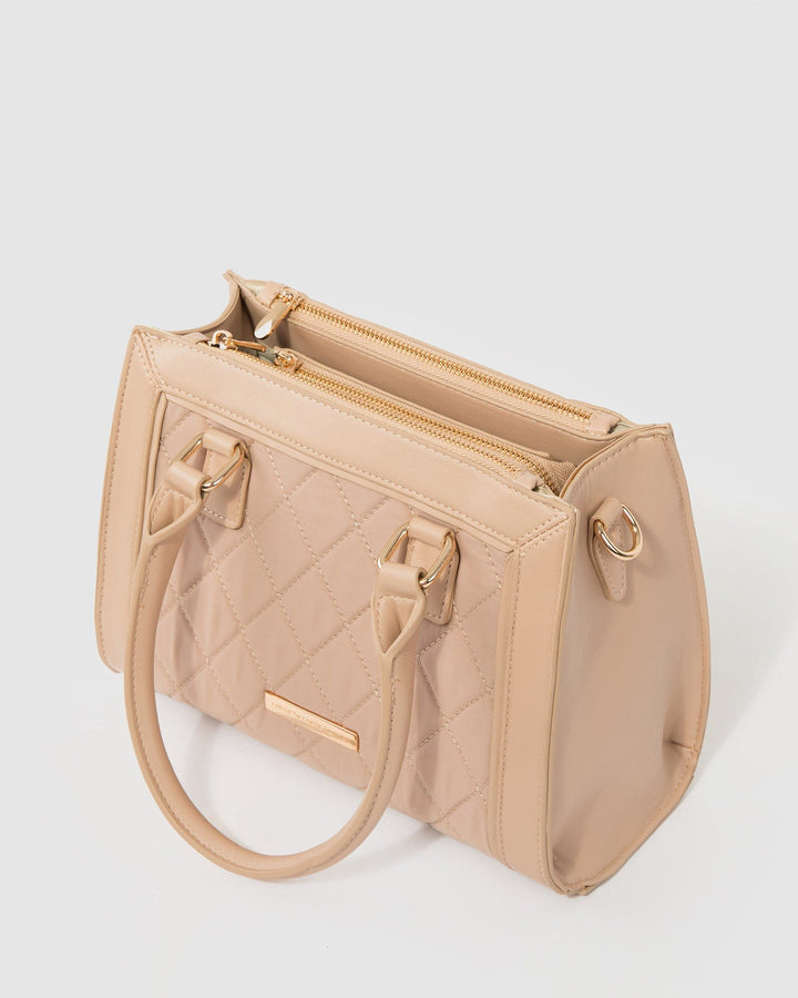 Colette by Colette Hayman Natural Stef Quilt Tote Bag