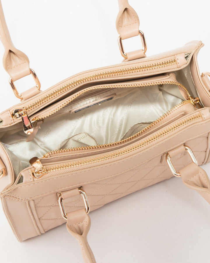 Colette by Colette Hayman Natural Stef Quilt Tote Bag