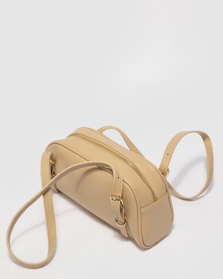 Colette by Colette Hayman Natural Zoe Buckle Shoulder Bag