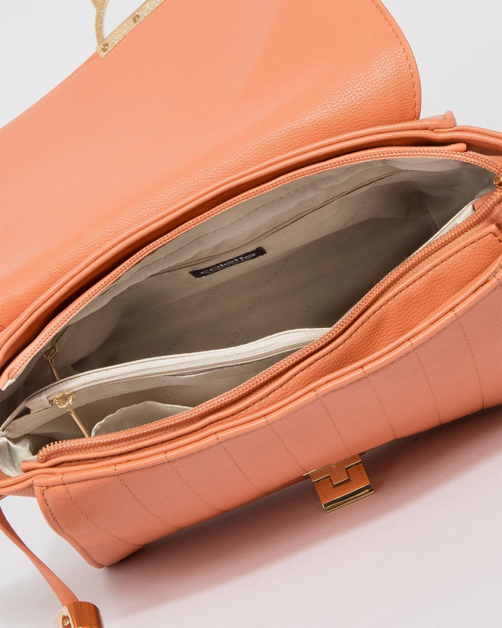 Colette by Colette Hayman Orange Dianna Crossbody Bag