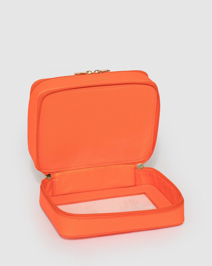 Colette by Colette Hayman Orange Mina Cosmetic Case