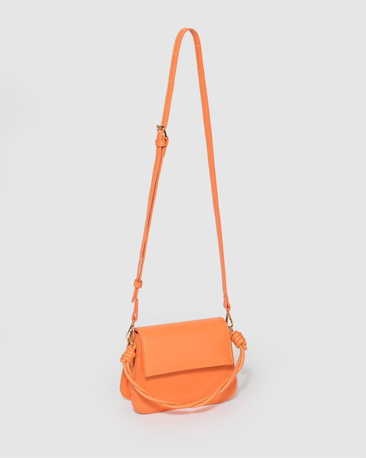 Colette by Colette Hayman Orange Olivia Twist Handle Tote Bag