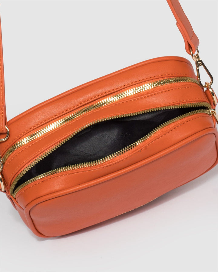 Colette by Colette Hayman Orange Selena Crossbody Bag