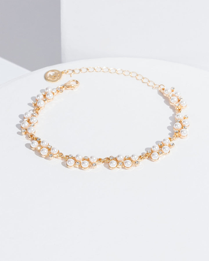 Colette by Colette Hayman Pearl And Crystal Detail Bracelet