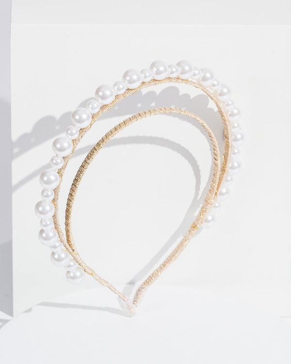 Colette by Colette Hayman Pearl Detail Halo Headband