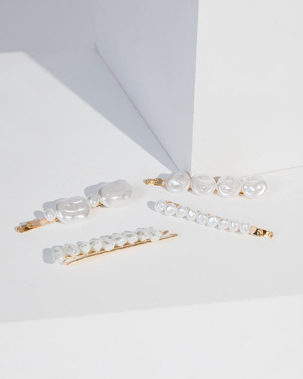 Colette by Colette Hayman Pearl Hair Clip Pack