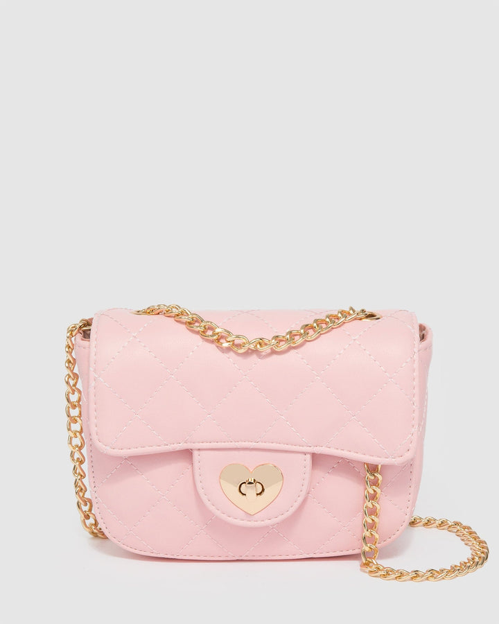 Colette by Colette Hayman Pink Bella Quilted Crossbody