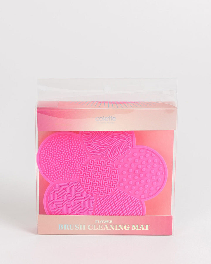 Colette by Colette Hayman Pink Flower Brush Cleaning Mat