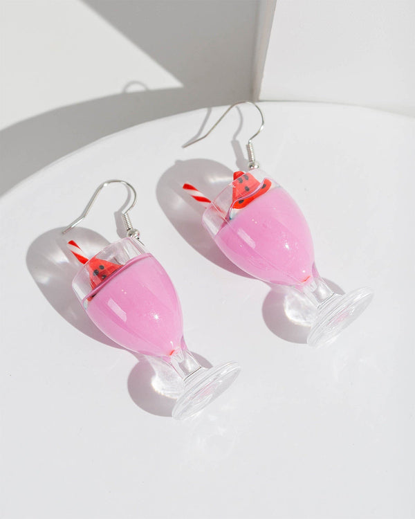 Colette by Colette Hayman Pink Fruit Smoothie Earrings