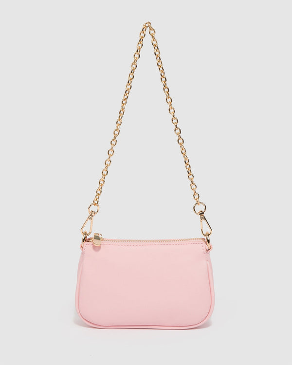 Colette by Colette Hayman Pink Gaia Chain Mini Shoulder Bag
