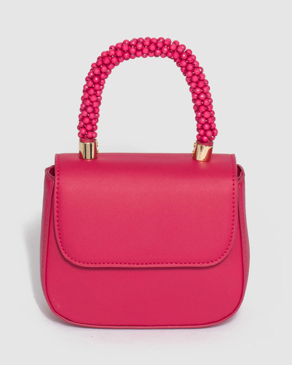 Colette by Colette Hayman Pink Jada Bead Mini Bag