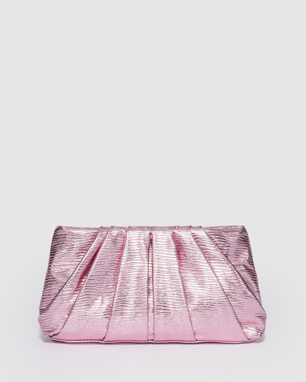 Colette by Colette Hayman Pink Lucy Pouch Clutch Bag