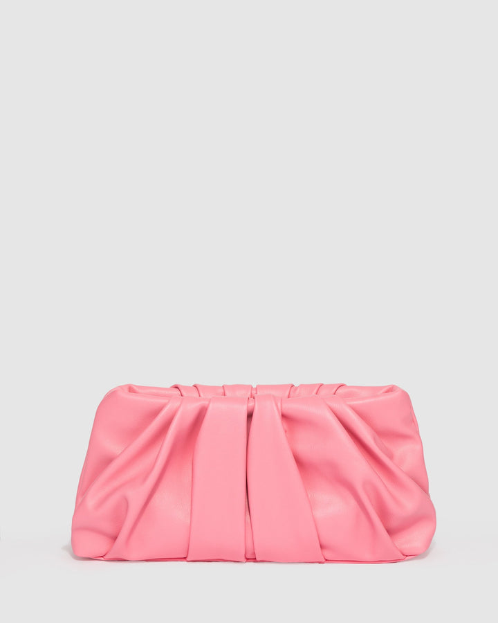 Colette by Colette Hayman Pink Lucy Pouch Clutch Bag