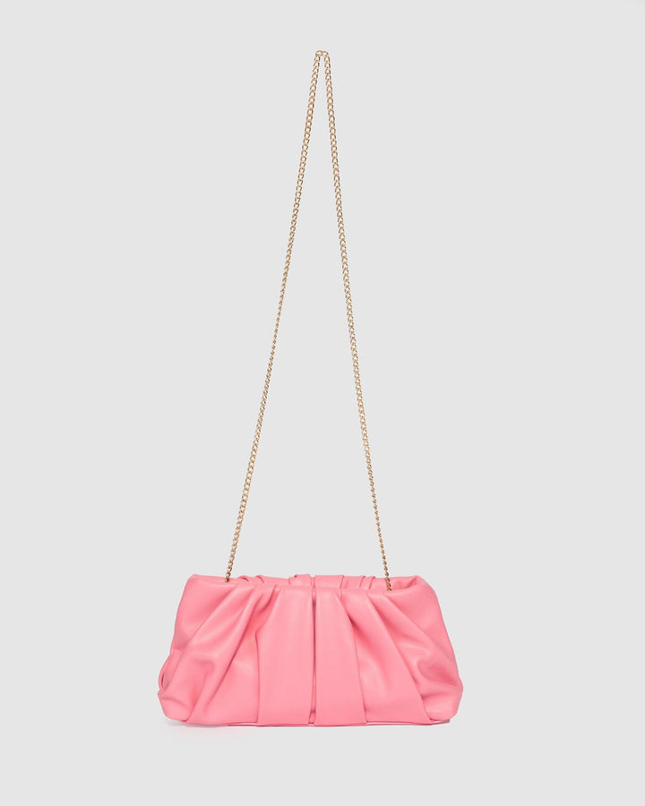 Colette by Colette Hayman Pink Lucy Pouch Clutch Bag