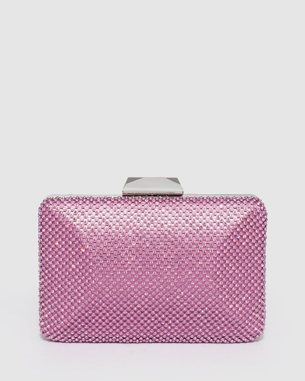 Colette by Colette Hayman Pink Maxine Clutch Bag