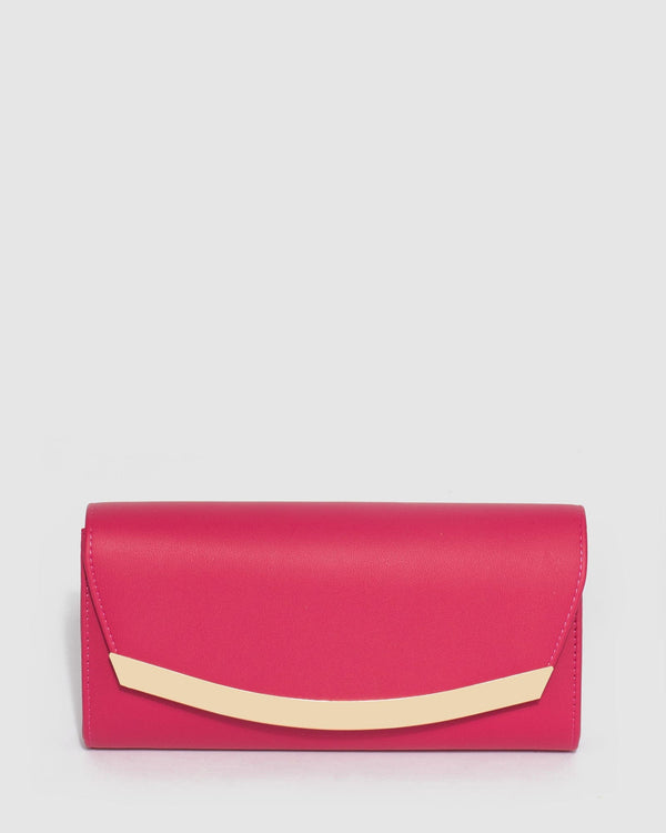 Colette by Colette Hayman Pink Sammi Evening Clutch Bag