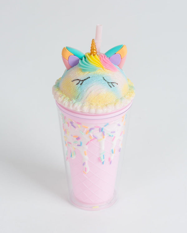 Colette by Colette Hayman Pink Unicorn Ice-Cream Tumbler