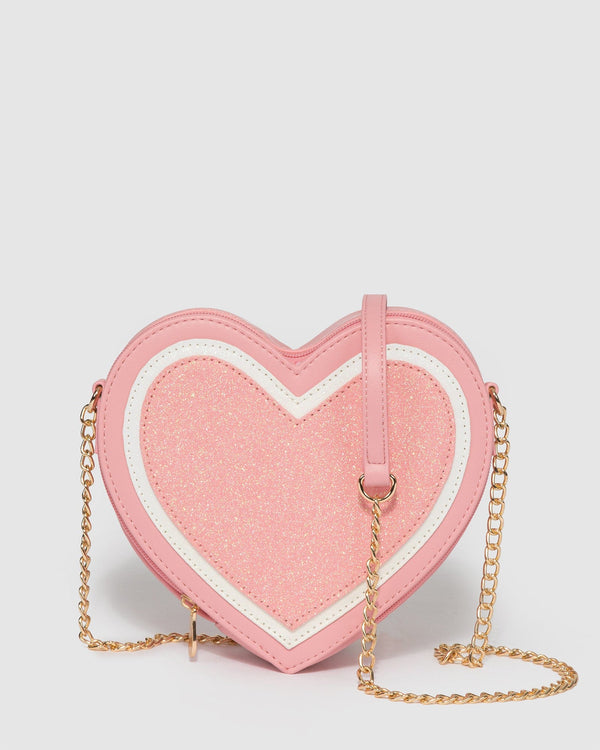 Colette by Colette Hayman Pink Valentine Mini Heart Bag
