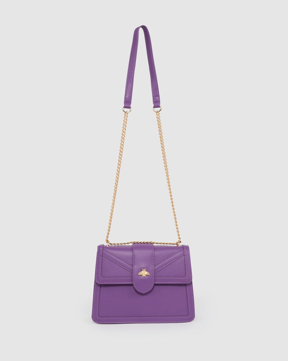Purple Rachel Bee Crossbody Bag colette hayman1